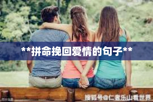 **拼命挽回爱情的句子**