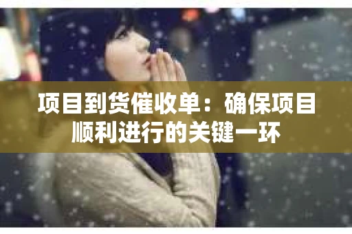 项目到货催收单：确保项目顺利进行的关键一环