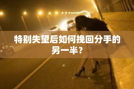 特别失望后如何挽回分手的另一半？