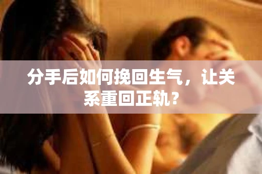 分手后如何挽回生气，让关系重回正轨？