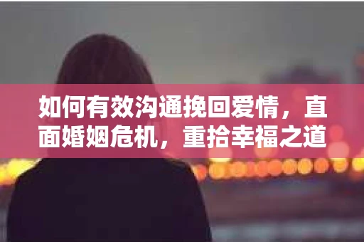 如何有效沟通挽回爱情，直面婚姻危机，重拾幸福之道