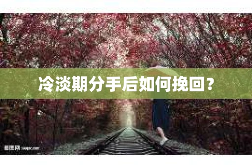冷淡期分手后如何挽回？
